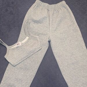 Women’s princess Polly new without tags gray two piece lounge set gray size 2